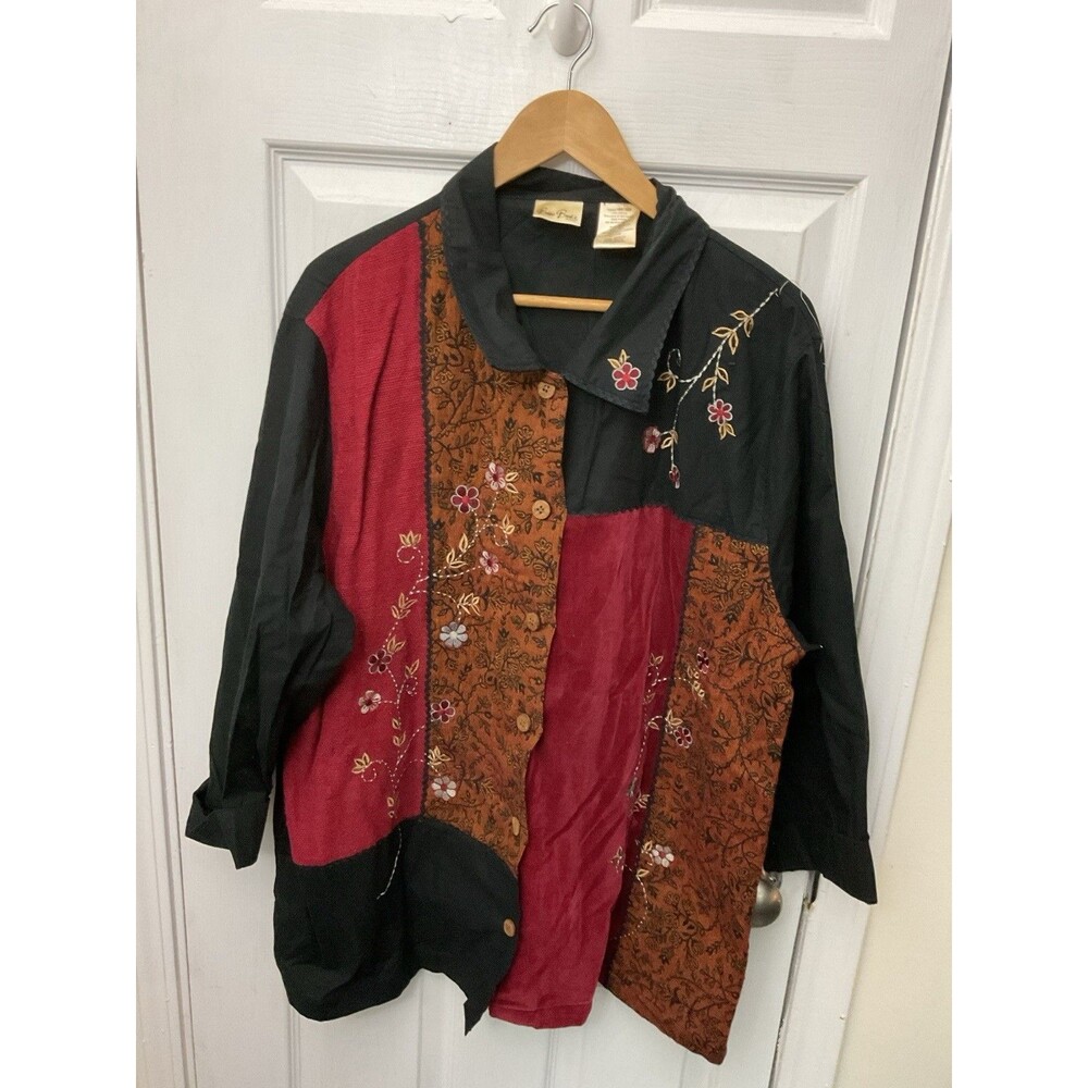 Women's Vintage Bobbie Brooks Embroidered Jacket - 18-20